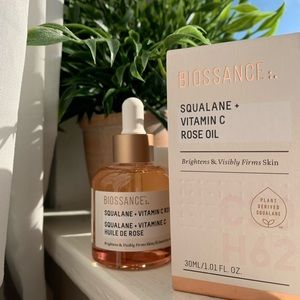biossance squalane + vitamin c rose oil